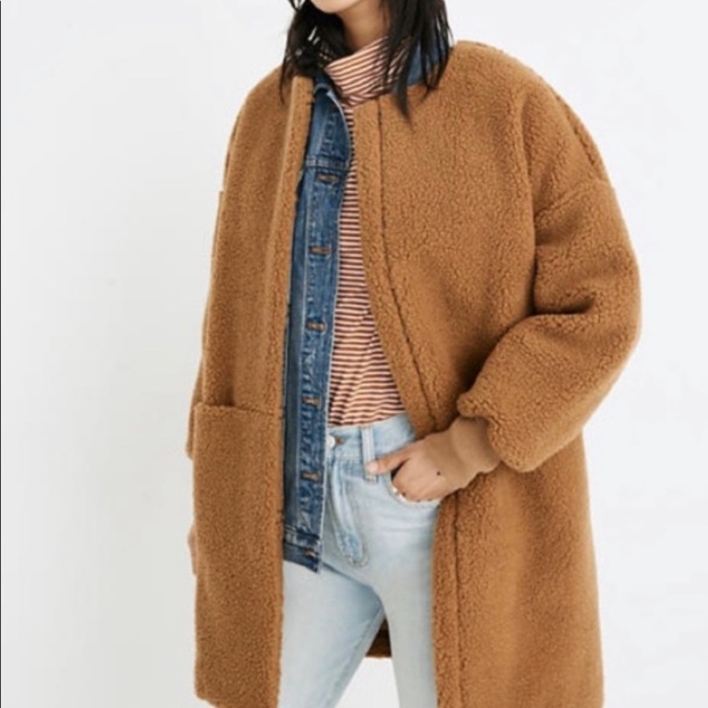 Madewell sherpa jacket | M